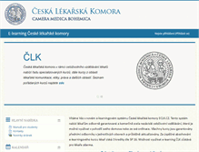 Tablet Screenshot of eclk.cz
